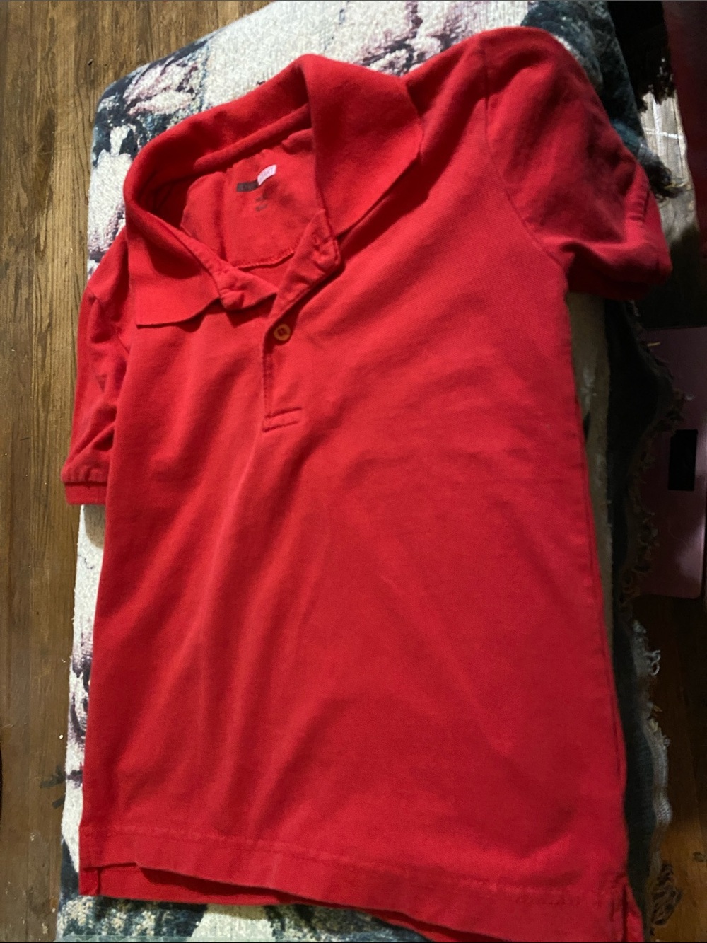 Kids Red Polo Shirt - Classic Short Sleeve